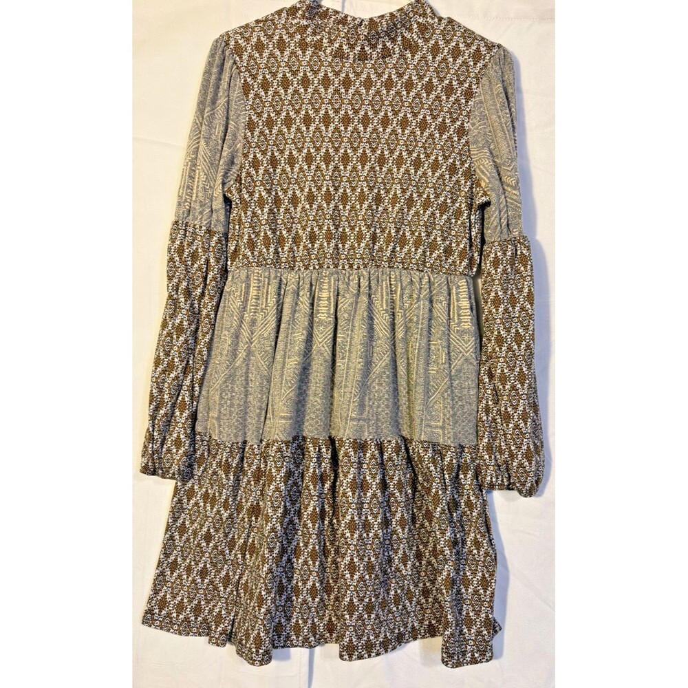 Boho Hippie Babydoll Dress Women's Small Grannycore Coastal Soft Grunge Indie